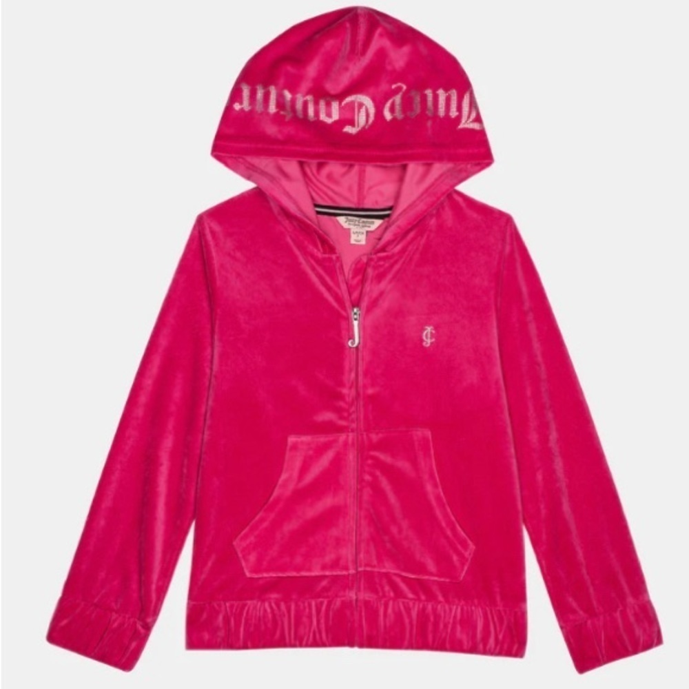 Juicy Couture - NEW - Kids Classic Velour Hoodie (7-16)